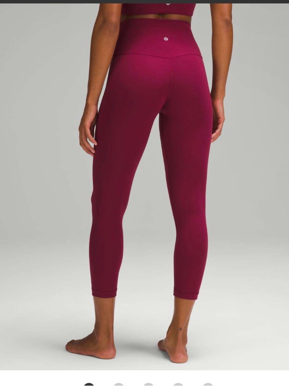 Lululemon Align High-Rise Crop 23” Deep Luxe Size 12